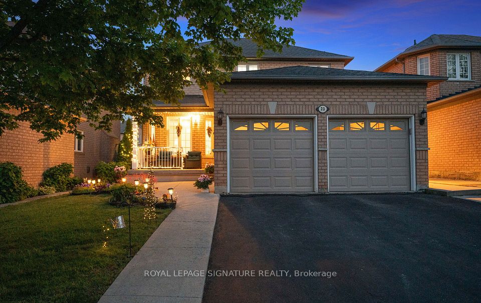 Detached at 23 Mount McKinley Lane, Brampton, ON L5R 2C2, Brampton