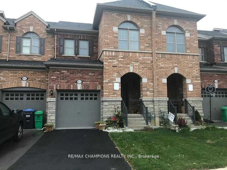 Att/Row/Townhouse at 64 Pennycross Crescent, Brampton, ON L7A 4M1, Brampton
