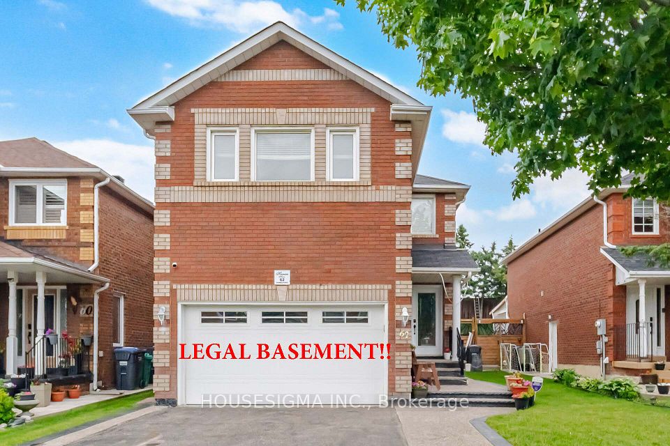 Detached at 62 Ravenscliffe Court, Brampton, ON L6X 4N9, Brampton