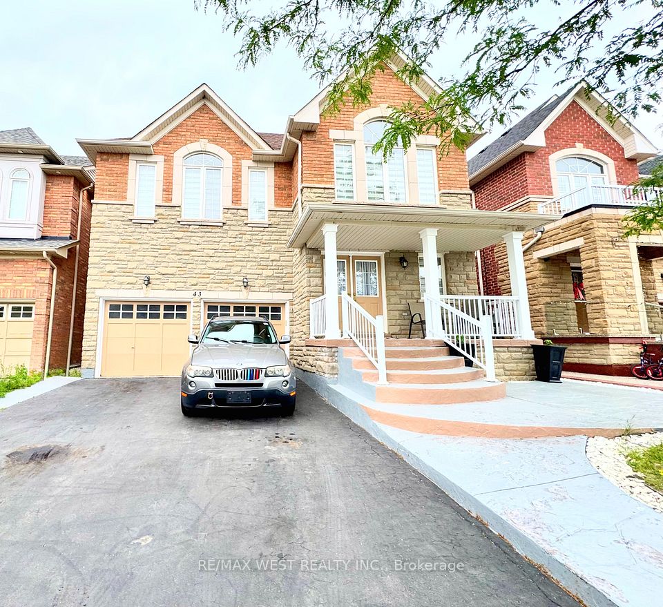 43 Tatra Crescent, Brampton, ON L6Y 0K5 at 43 Tatra Crescent, Brampton, ON L6Y 0K5, Brampton, ON, L6Y 0K5