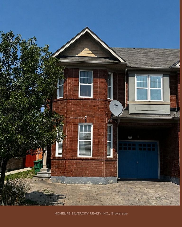 Semi-Detached at 7 Biddens Square, Brampton, ON L6P 3R2, Brampton