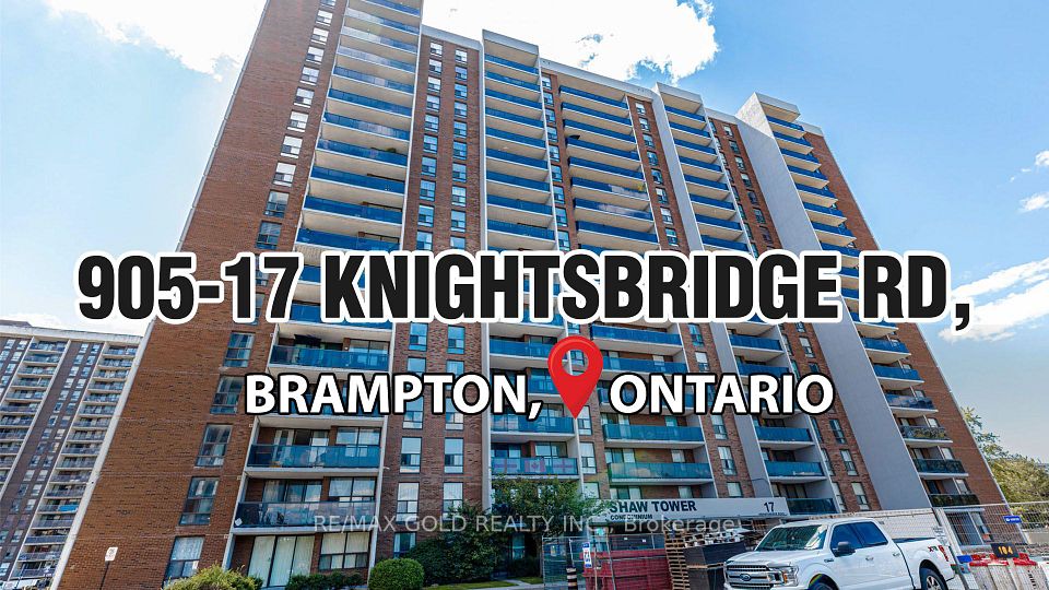 17 Knightsbridge Road 905, Brampton, ON L6T 3X9 at 17 Knightsbridge Road 905, Brampton, ON L6T 3X9, Brampton, ON, L6T 3X9