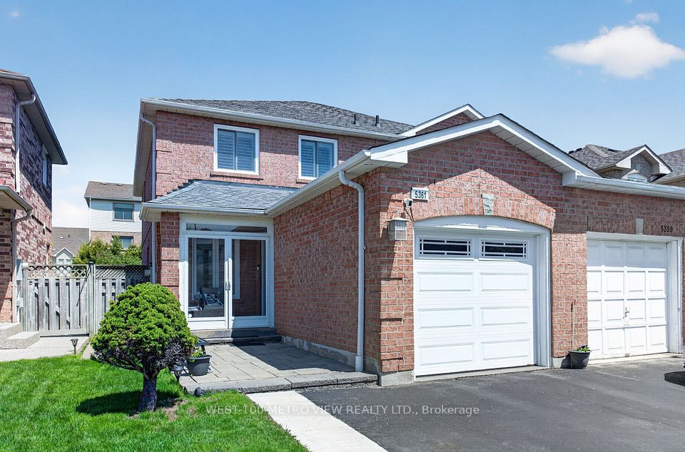 Semi-Detached  at 5361 Bullrush Drive, Mississauga, ON L5V 2C1, Mississauga