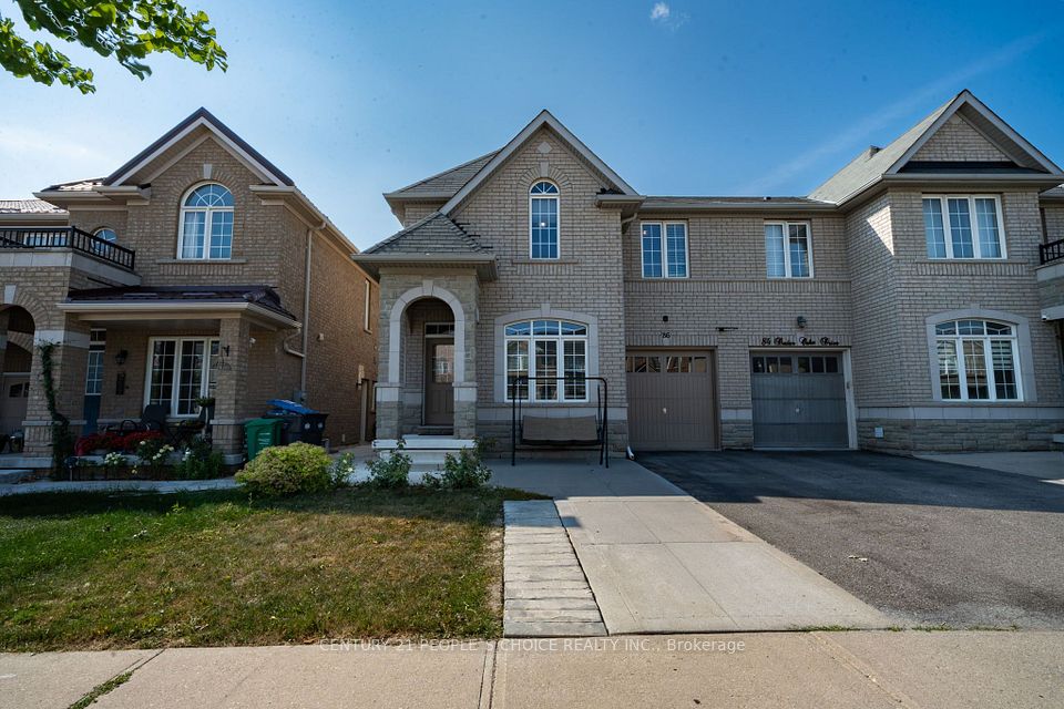 Semi-Detached at 86 Daden oaks Drive, Brampton, ON L6P 3R9, Brampton