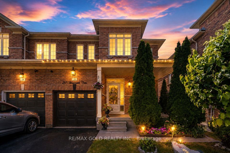 Semi-Detached at 20 Amaranth Crescent, Brampton, ON L7A 0L7, Brampton