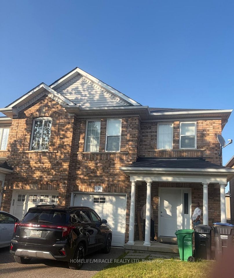 Semi-Detached at 9 Farthingale Crescent, Brampton, ON L7A 1R3, Brampton