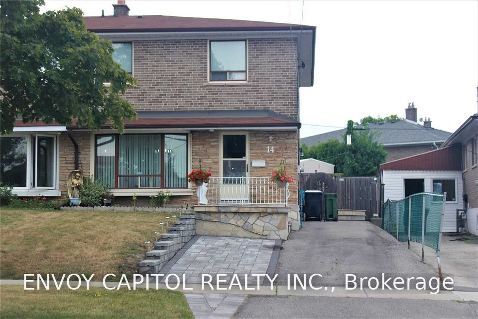 Semi-Detached at 14 Faulkner Crescent, Toronto, ON M9M 2C1, Toronto W05