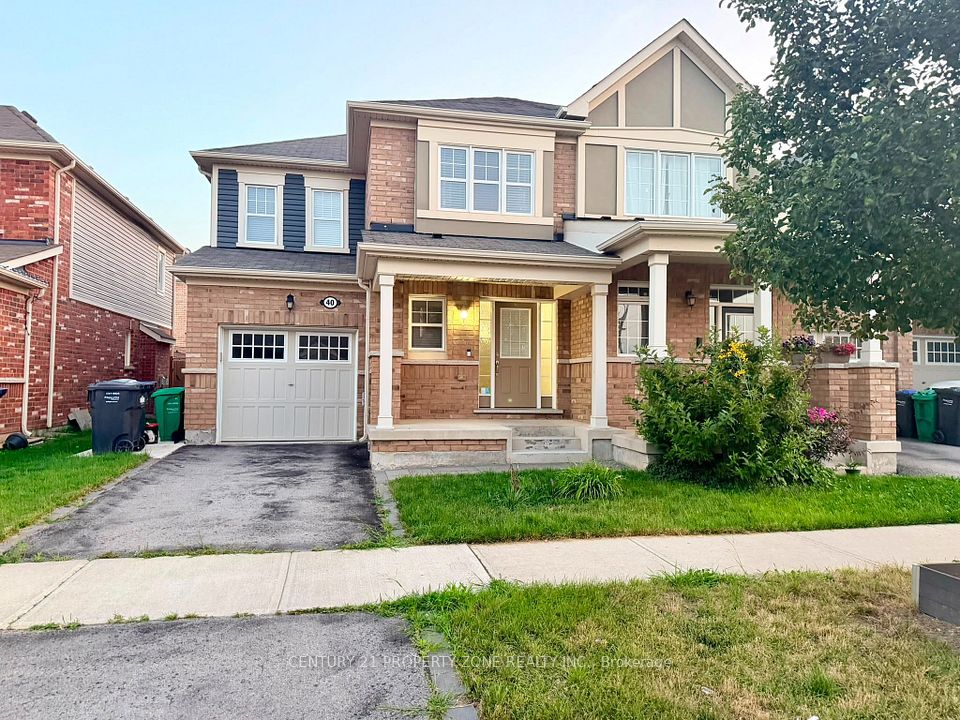 Att/Row/Townhouse at 40 Leblanc Crescent, Brampton, ON L7A 4G6, Brampton