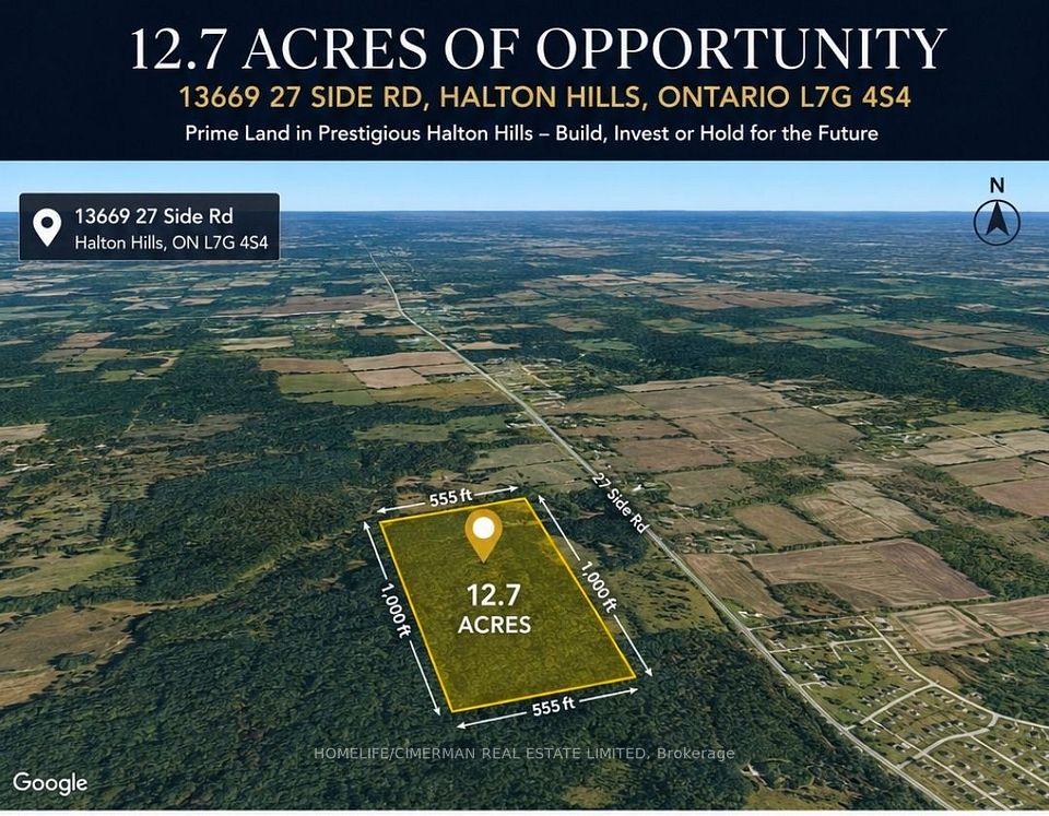 13669 27 Side Road, Halton Hills, ON L7G 4S4 at 13669 27 Side Road, Halton Hills, ON L7G 4S4, Halton Hills, ON, L7G 4S4