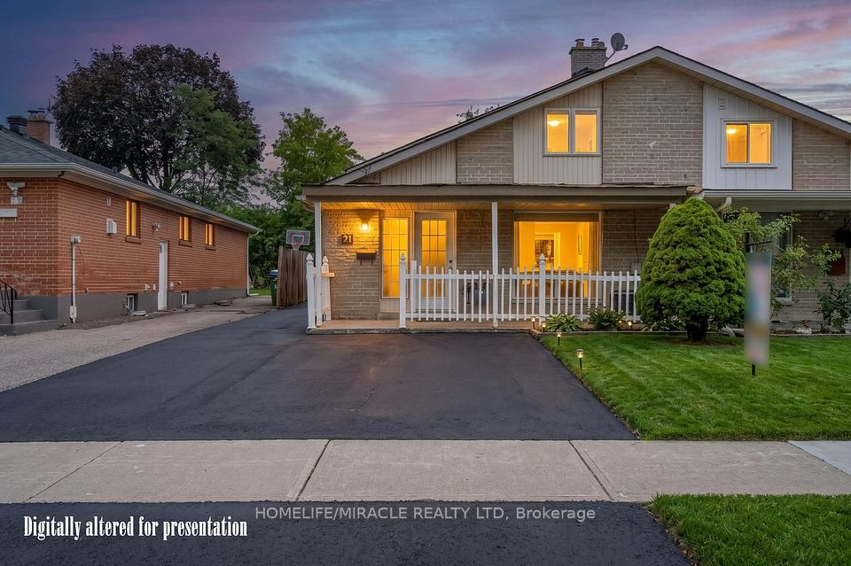 21 Sanagan Road, Toronto, ON M9V 1R7 at 21 Sanagan Road, Toronto, ON M9V 1R7, Toronto W10, ON, M9V 1R7