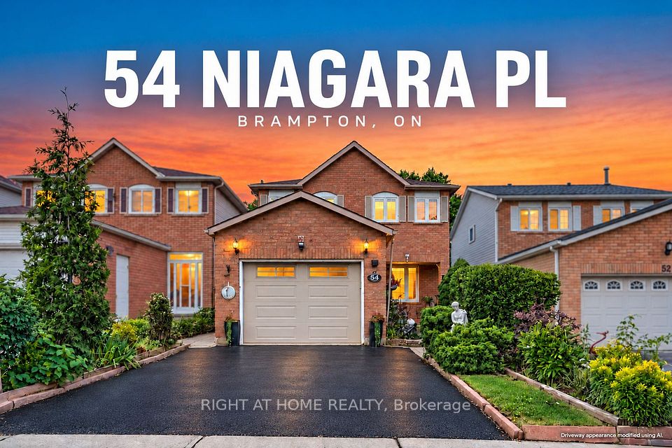 54 Niagara Place, Brampton, ON L6S 4Y8 at 54 Niagara Place, Brampton, ON L6S 4Y8, Brampton, ON, L6S 4Y8