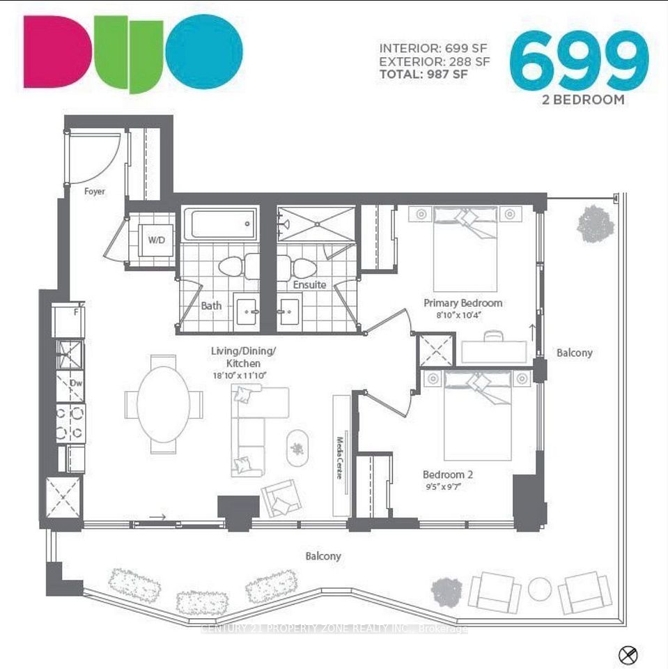 Condo Apartment at 260 Malta Avenue 1503, Brampton, ON L6Y 6L7, Brampton