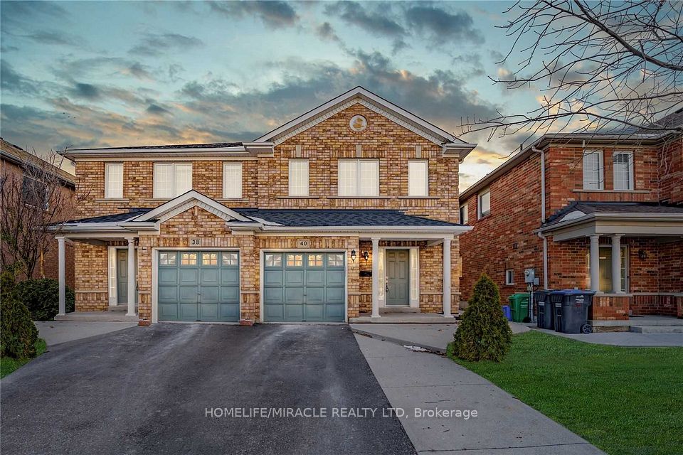 40 Trumpet Valley Boulevard, Brampton, ON L7A 3N8 at 40 Trumpet Valley Boulevard, Brampton, ON L7A 3N8, Brampton, ON, L7A 3N8