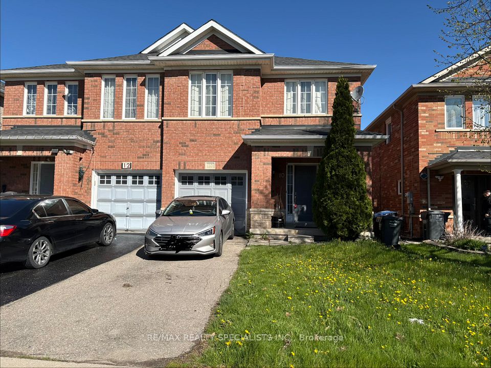 Semi-Detached at 10 Ashmere Road, Brampton, ON L7A 1R3, Brampton