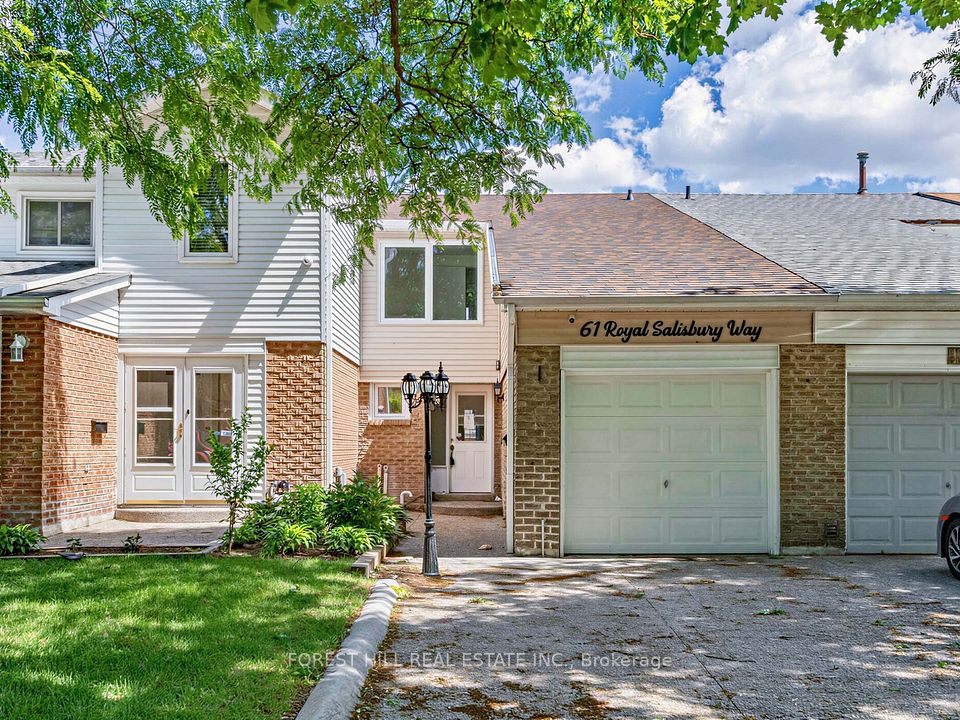 Att/Row/Townhouse at 61 Royal Salisbury Way, Brampton, ON L6V 3J3, Brampton