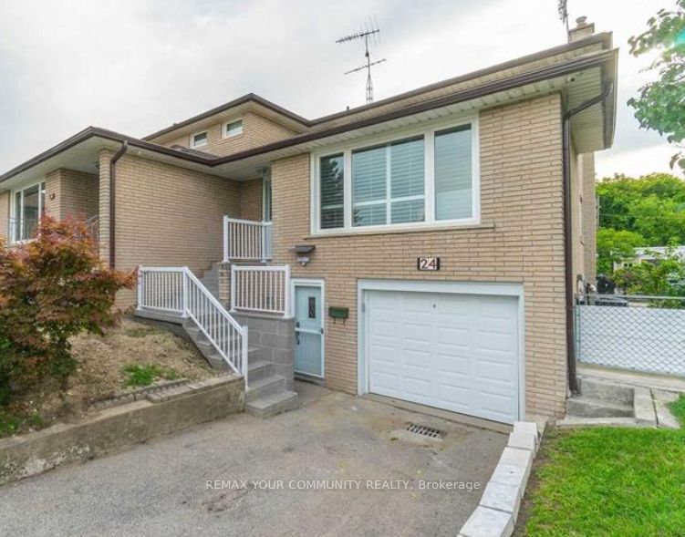 Semi-Detached  at 24 Sombrero Court Lower, Toronto, ON M9L 2M6, Toronto W05