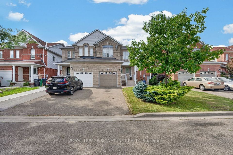 Semi-Detached at 19 Mossgrove Crescent, Brampton, ON L7A 3E6, Brampton