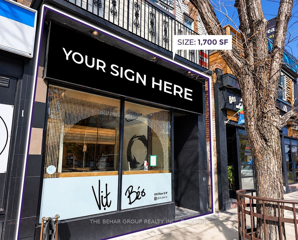 858 Bloor Street W, Toronto, ON M6G 1M2