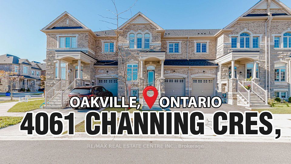 Att/Row/Townhouse at 4061 Channing Crescent, Oakville, ON L6H 3R3, Oakville