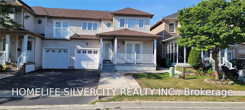 Semi-Detached  at 6 Seaside Circle, Brampton, ON L6R 2H1