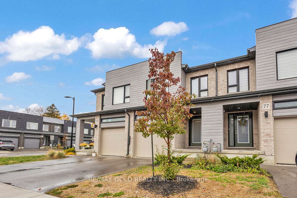 Att/Row/Townhouse at 75 Pony Way, Kitchener, ON N2R 0R8, Kitchener