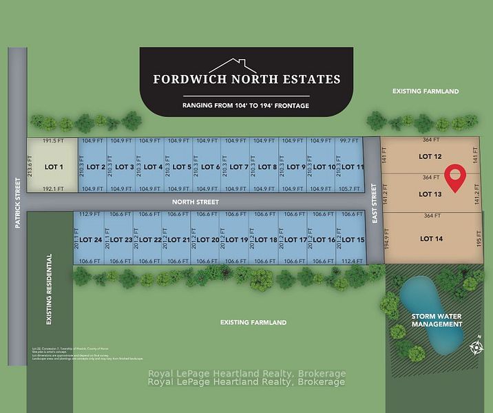 LOT 13 East Street N, Howick, ON N0G 1V0 at LOT 13 East Street N, Howick, ON N0G 1V0, Howick, ON, N0G 1V0