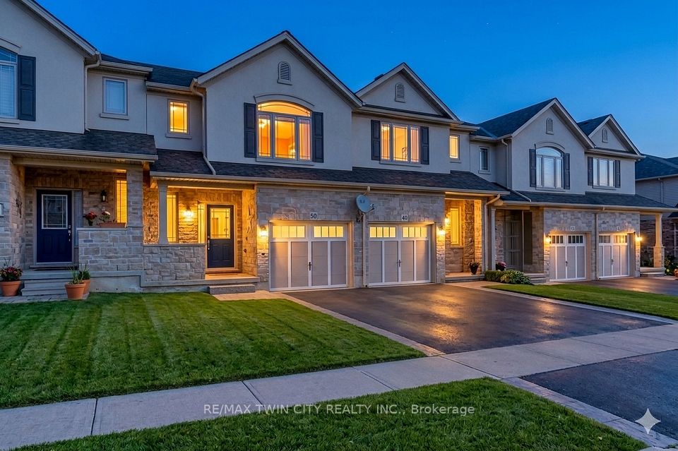 Att/Row/Townhouse at 50 GREENWATER Street, Kitchener, ON N2R 0H2, Kitchener