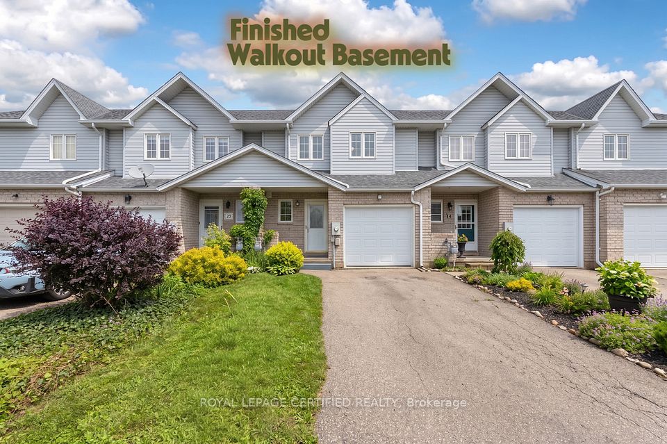 Att/Row/Townhouse at 22 Golden Terrace Court, Kitchener, ON N2N 3L2, Kitchener