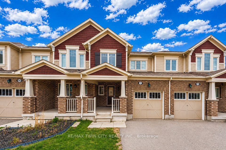 Att/Row/Townhouse at 71 Glenvista Drive, Kitchener, ON N2R 0E3, Kitchener