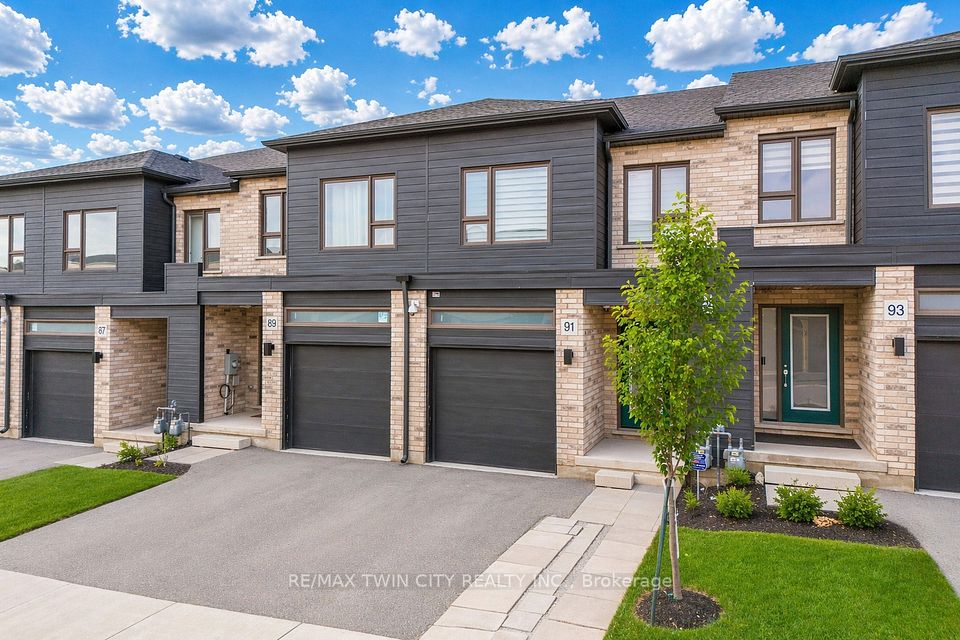Att/Row/Townhouse at 91 Pony Way, Kitchener, ON N0B 2E0, Kitchener