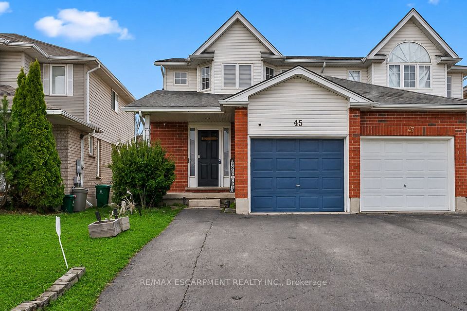 Semi-Detached  at 45 Hawkins Drive, Cambridge, ON N1T 1Z7, Cambridge