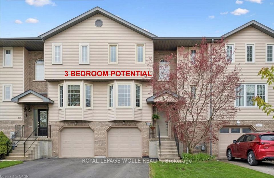 Att/Row/Townhouse at 203 Baker Street, Waterloo, ON N2T 2L8, Waterloo