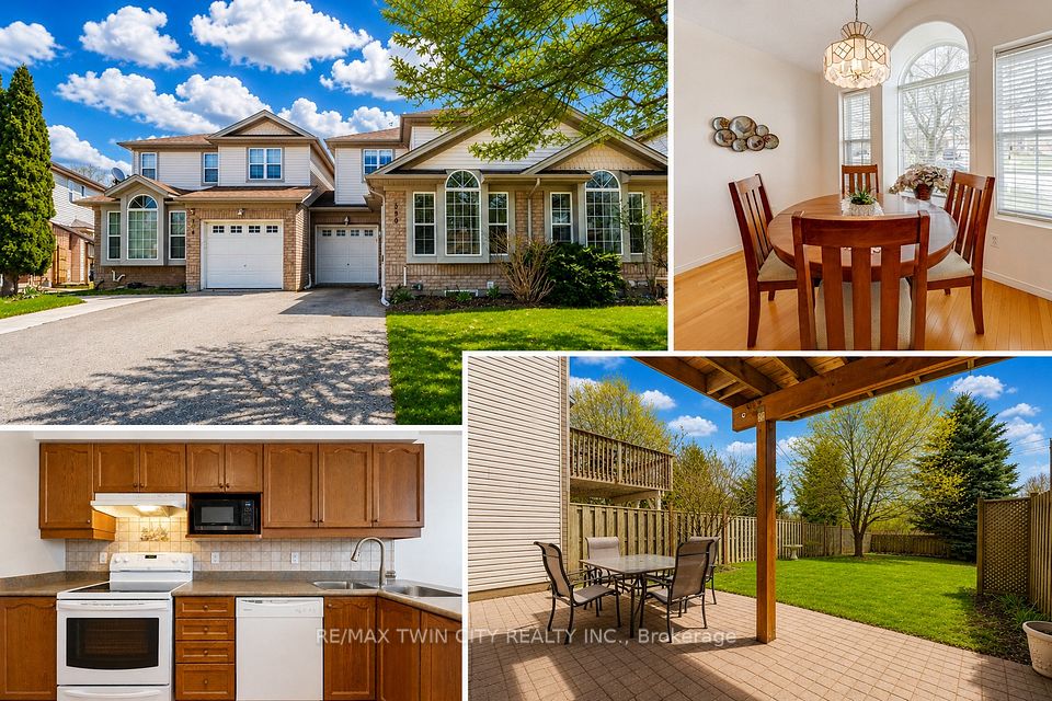 Att/Row/Townhouse at 550 Dansbury Drive, Waterloo, ON N2K 4E2, Waterloo