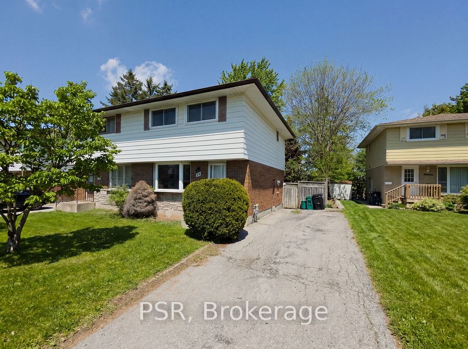 Semi-Detached  at 11 Elmsdale Drive, Kitchener, ON N2E 1H7, Kitchener