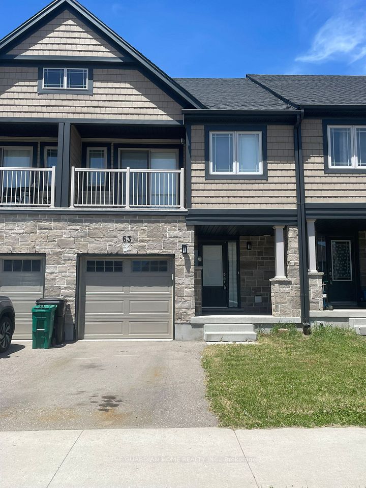 Att/Row/Townhouse at 63 Munch Avenue, Cambridge, ON N1R 0C2, Cambridge