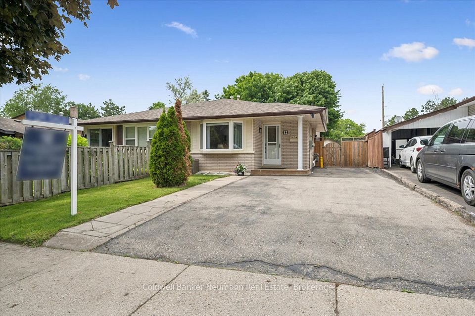Semi-Detached  at 12 Shea Crescent, Kitchener, ON N2E 1E8, Kitchener