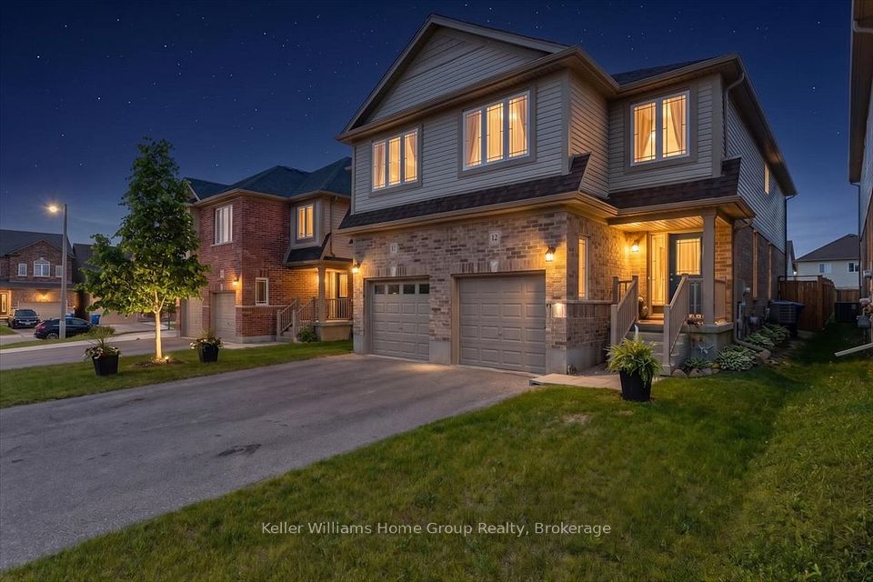 Semi-Detached  at 12 Ambrous Crescent, Guelph, ON N1G 0G1, Guelph