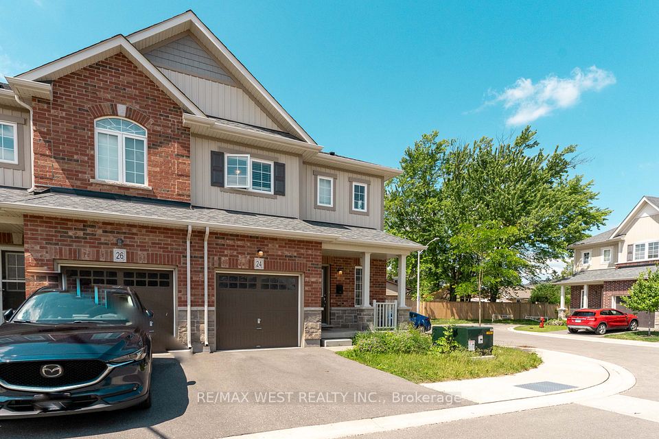 Att/Row/Townhouse at 24 Dewberry Drive, Kitchener, ON N2B 0A9, Kitchener