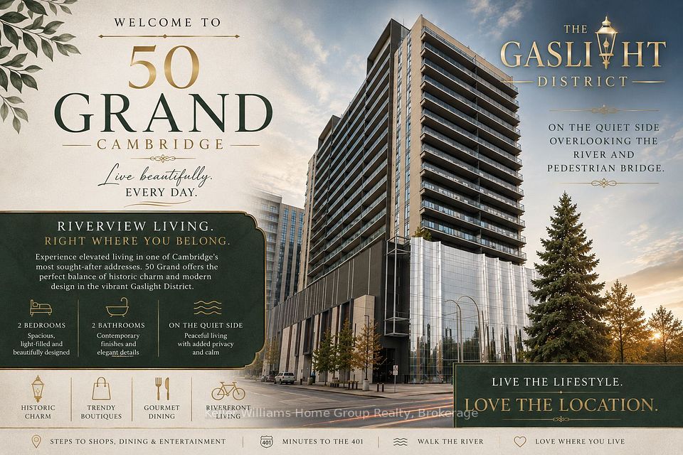 Condo Apartment at 50 Grand Avenue S 713, Cambridge, ON N1S 0C2, Cambridge