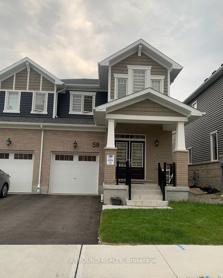 Att/Row/Townhouse at 58 Histand Trail N, Kitchener, ON N2R 0S2, Kitchener