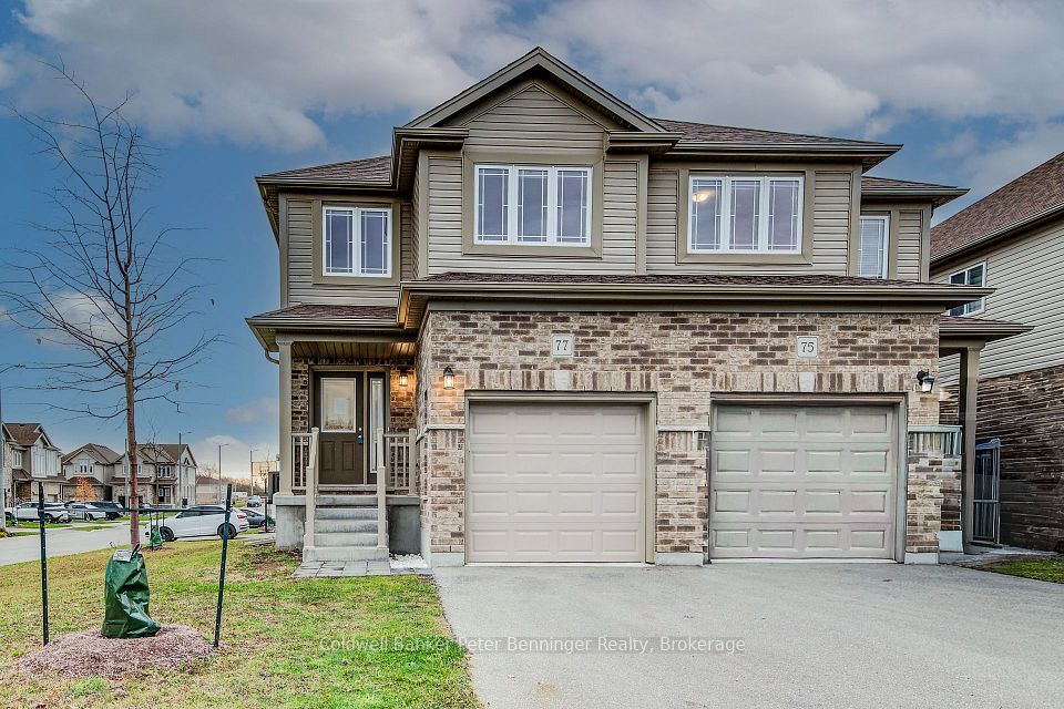 Semi-Detached at 77 John Brabson Crescent, Guelph, ON N1G 0G7, Guelph