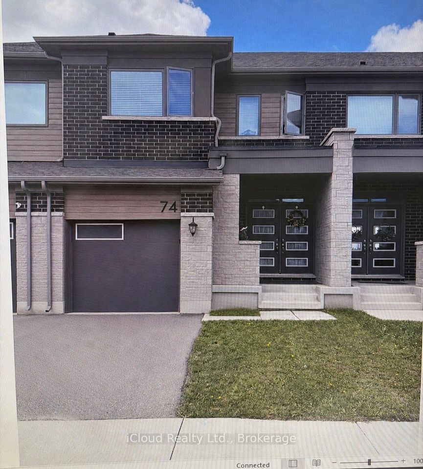 Att/Row/Townhouse at 74 Forestwalk Street, Kitchener, ON N2R 0S3, Kitchener