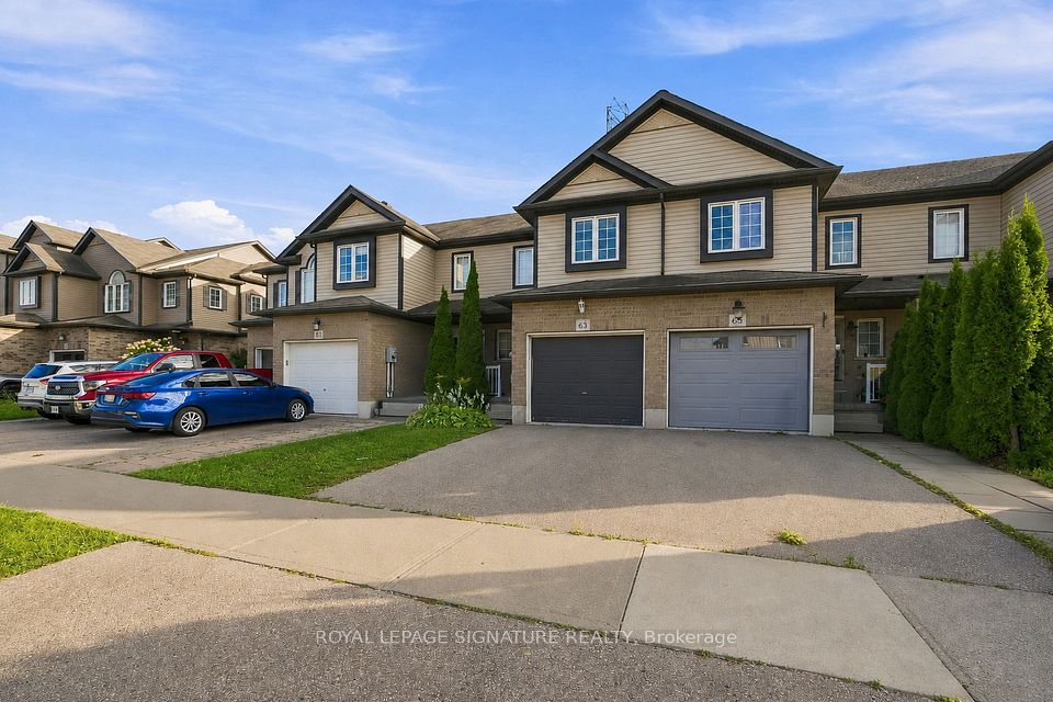 Att/Row/Townhouse at 63 Sorrento Street, Kitchener, ON N2R 0A4, Kitchener