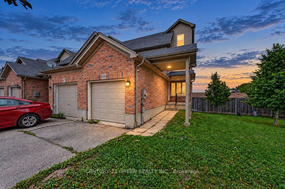Att/Row/Townhouse at 69 Brookfield Crescent, Kitchener, ON N2E 0A6, Kitchener