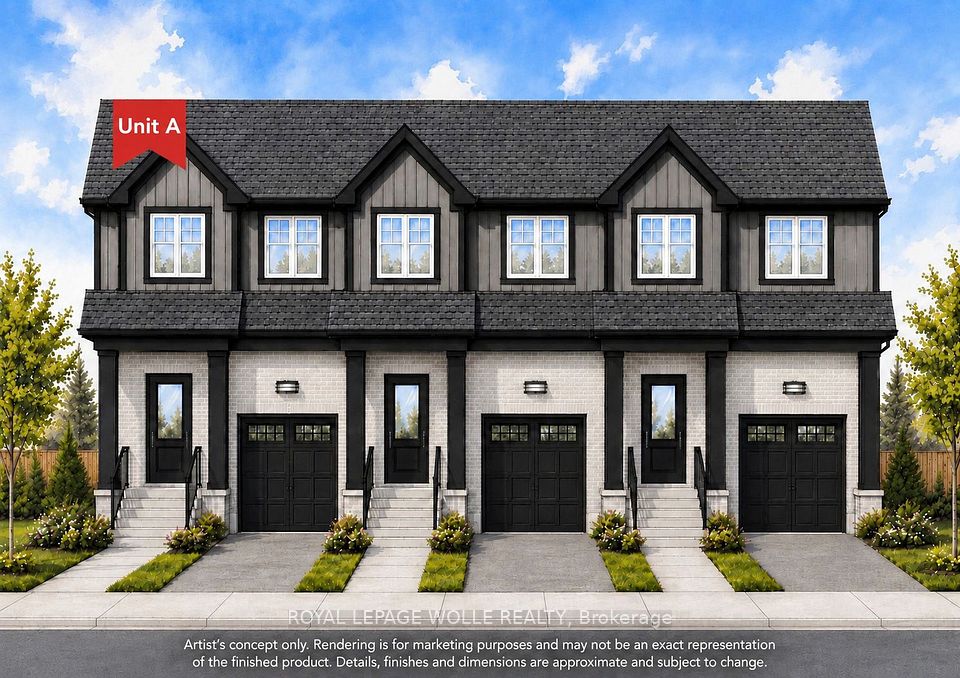 Att/Row/Townhouse at 91 Roseview Avenue Unit A, Cambridge, ON N1R 4B1, Cambridge