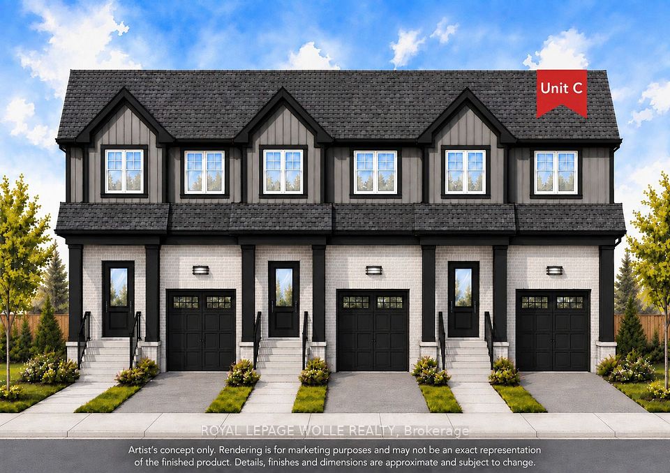 Att/Row/Townhouse at 91 Roseview Avenue Unit C, Cambridge, ON N1R 4B1, Cambridge