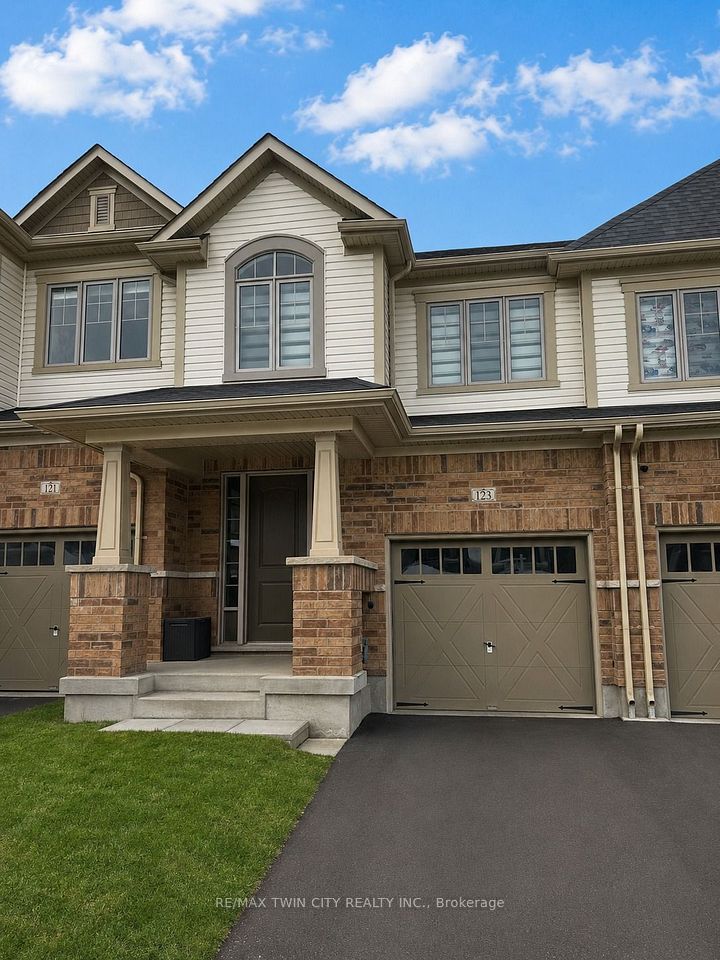 Att/Row/Townhouse at 123 Broadacre Drive, Kitchener, ON N2R 0S5, Kitchener