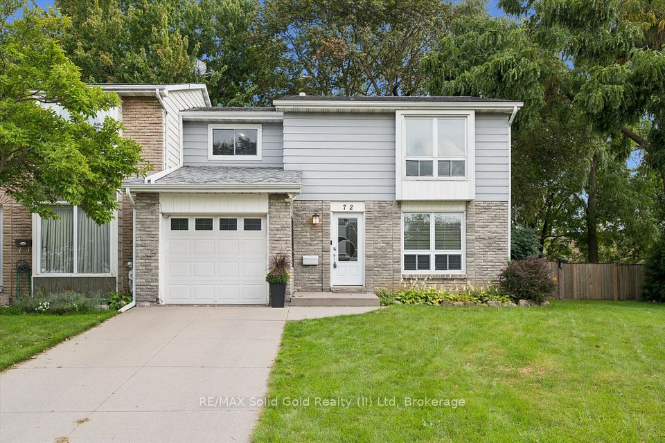 Att/Row/Townhouse at 72 Glen Avon Crescent, Kitchener, ON N2N 1C3, Kitchener