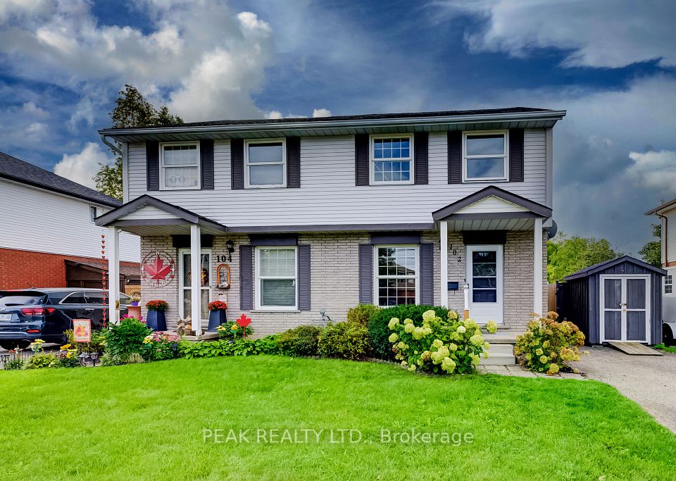 Semi-Detached at 102 Bloomingdale Road N, Kitchener, ON N2K 1A2, Kitchener
